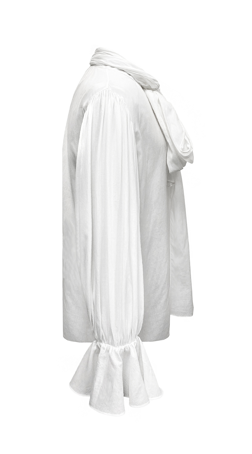 Белая блузка с бантом Burberry