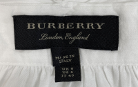 Белая блузка с бантом Burberry