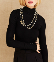 Жемчужное Колье Chanel с логотипами