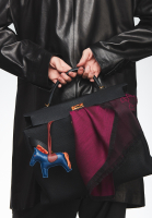 Шаль Gucci с монограммами и бахромой