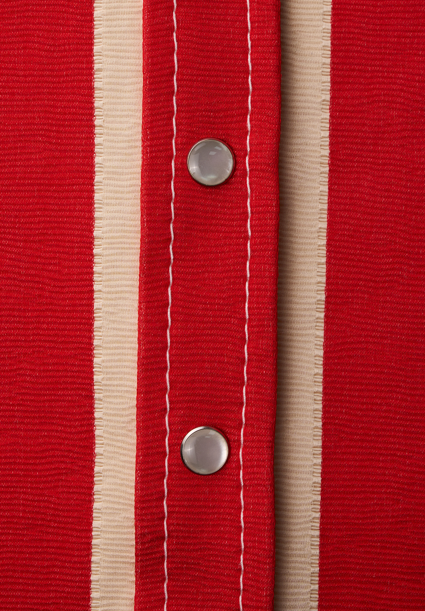 Красная рубашка в полоску Bottega Veneta