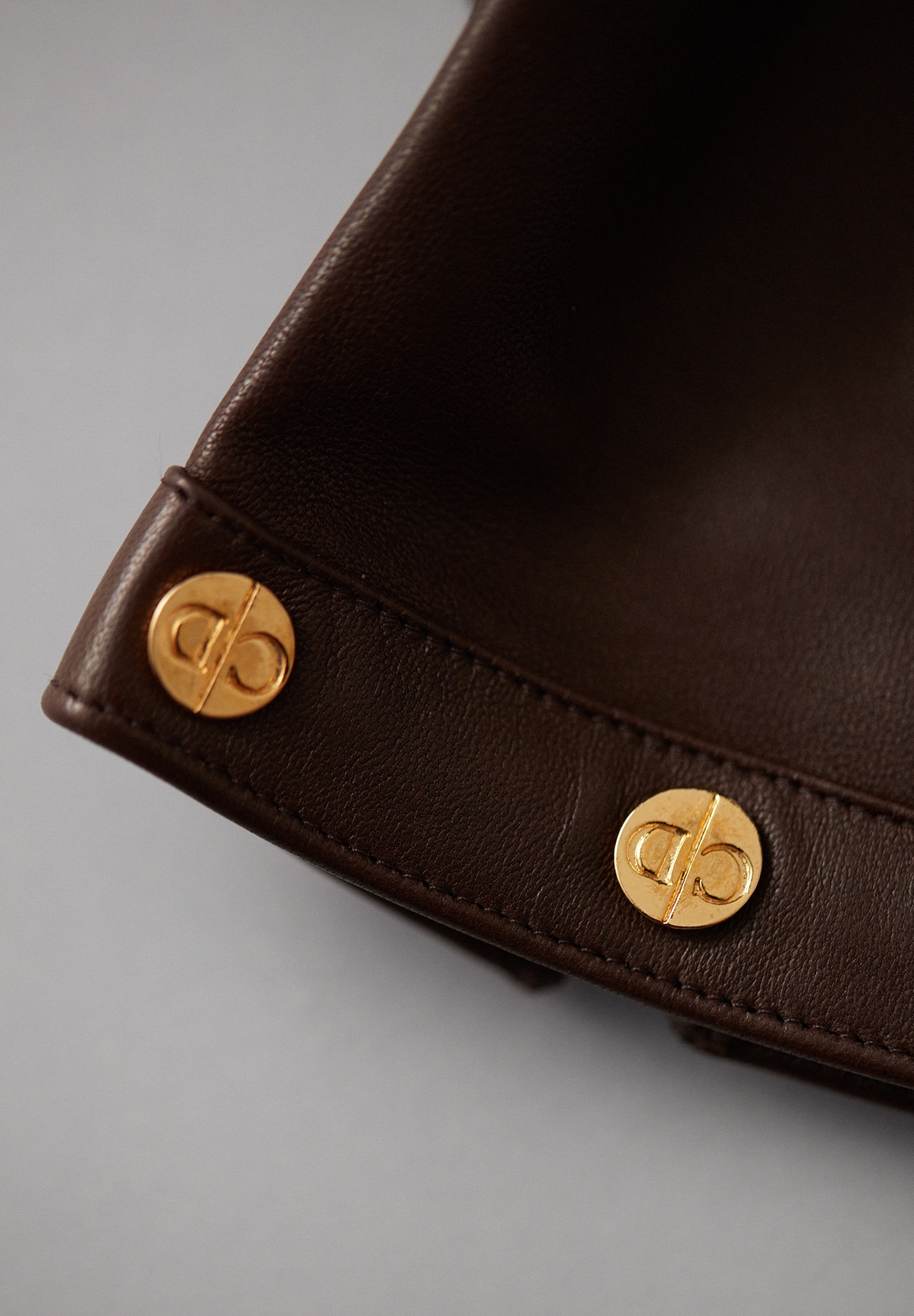 Кожаные перчатки Christian Dior с логотипом