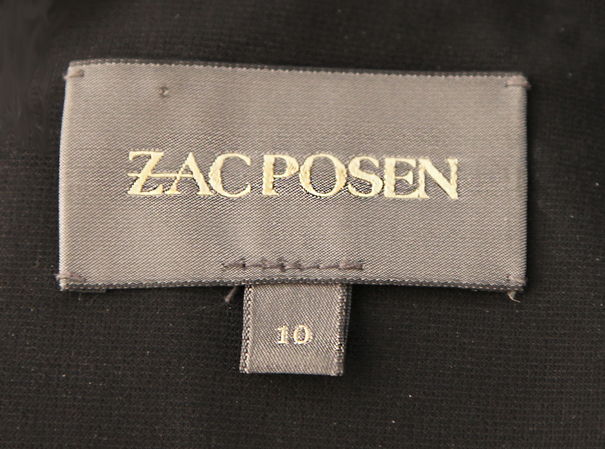 Черное платье Zac Posen