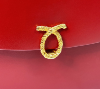 Красная сумка Launer London Bellini