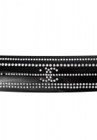 Заколка Chanel с логотипом и кристаллами