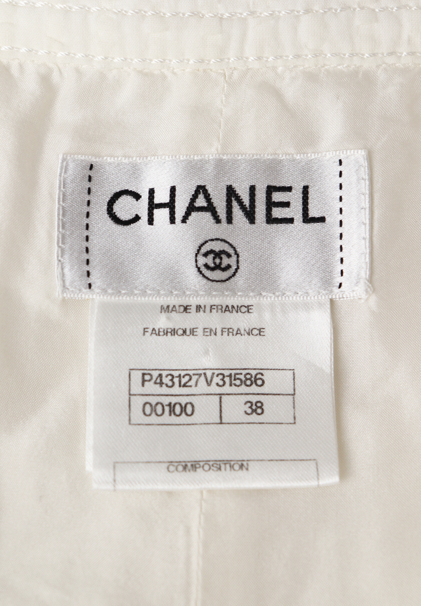 Белые шорты Chanel