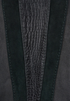 Черная кожаная куртка Valentino