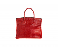 Крокодиловая сумка Hermès Birkin 30 с бриллиантами