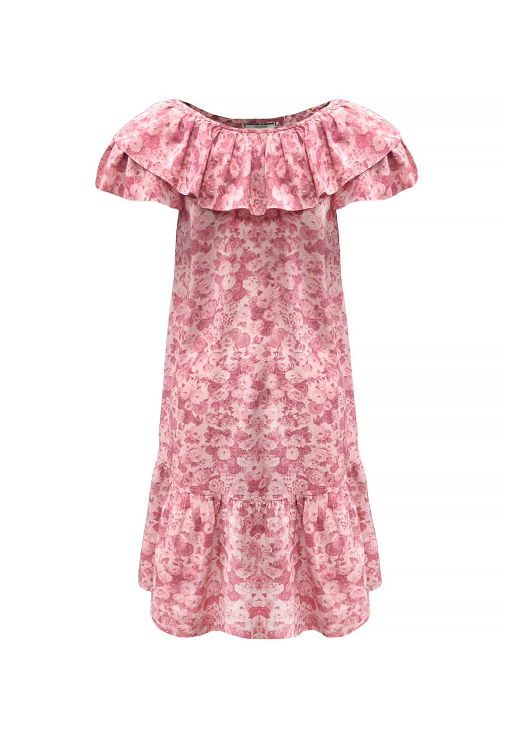 Розовое платье Saint Laurent