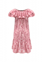 Розовое платье Saint Laurent