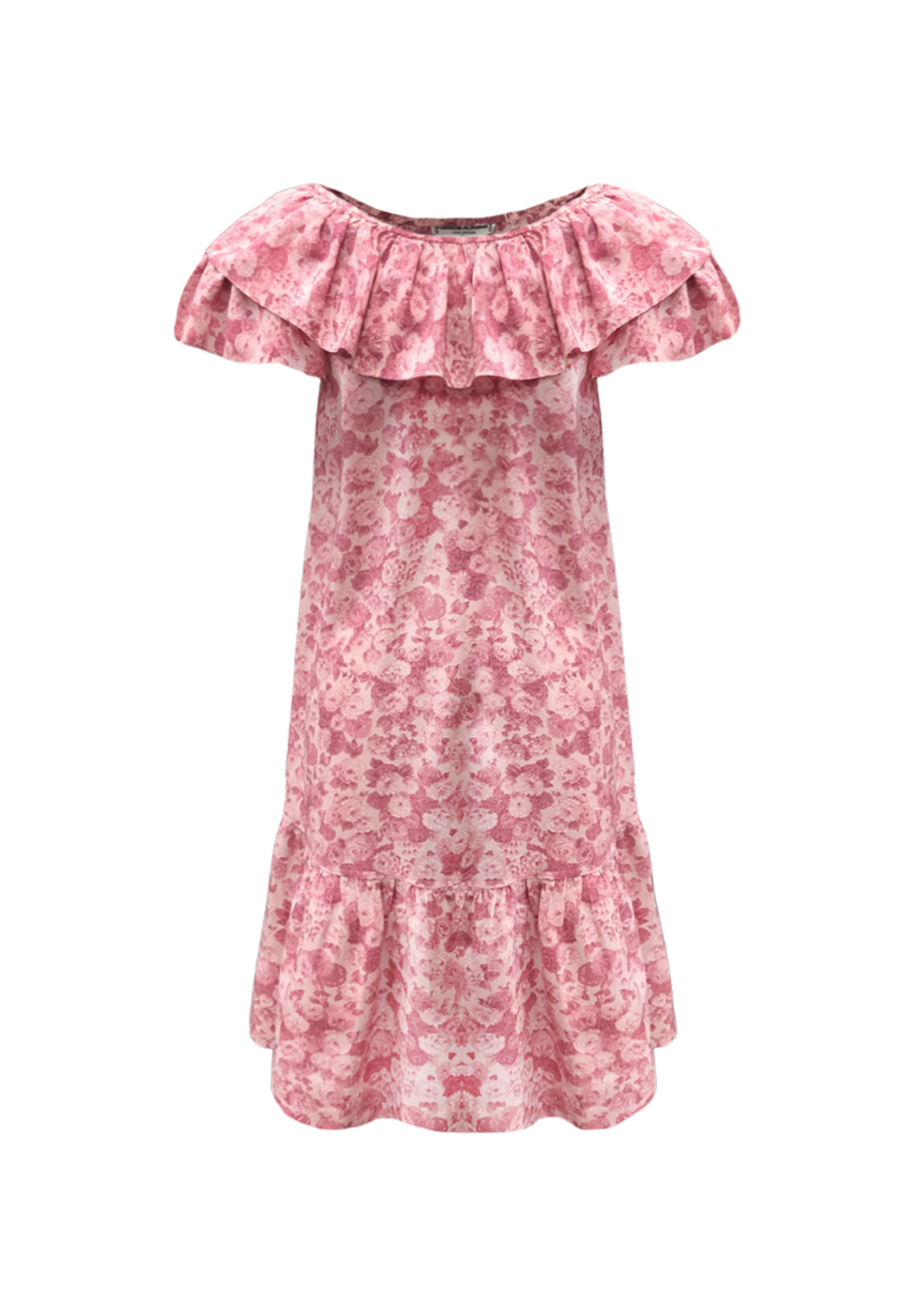 Розовое платье Saint Laurent