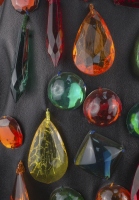 Кожаный жакет Yves Saint Laurent с кристаллами