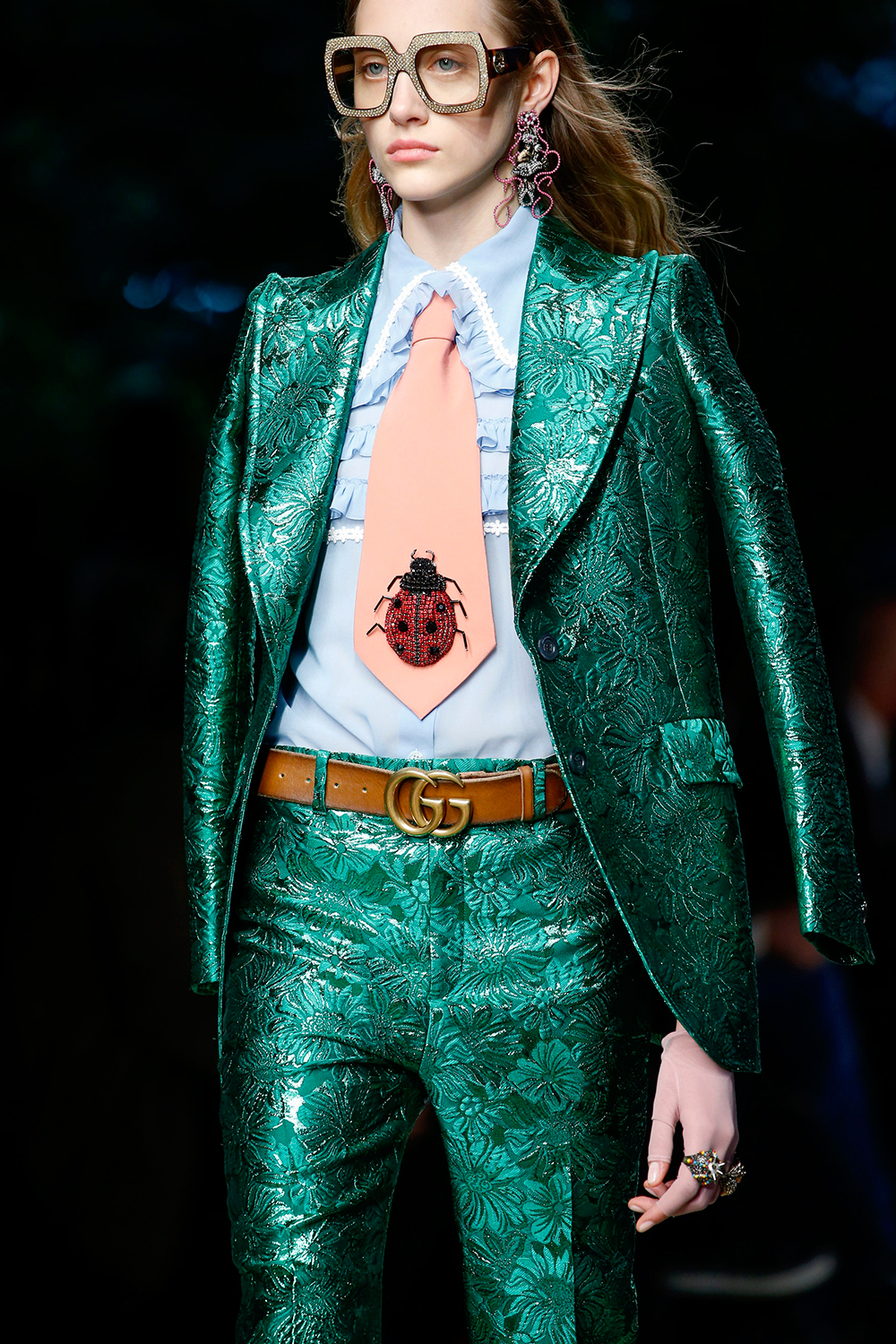 Шелковый галстук Gucci