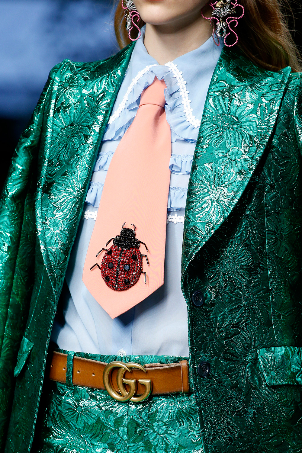 Шелковый галстук Gucci