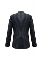 Черный жакет Saint Laurent в полоску