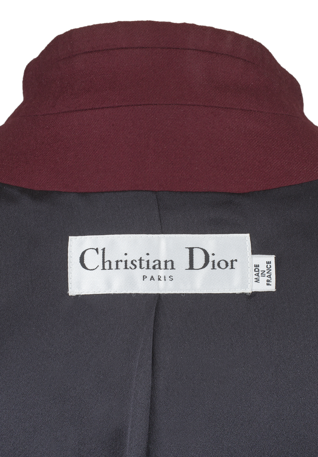 Бордовый костюм Christian Dior