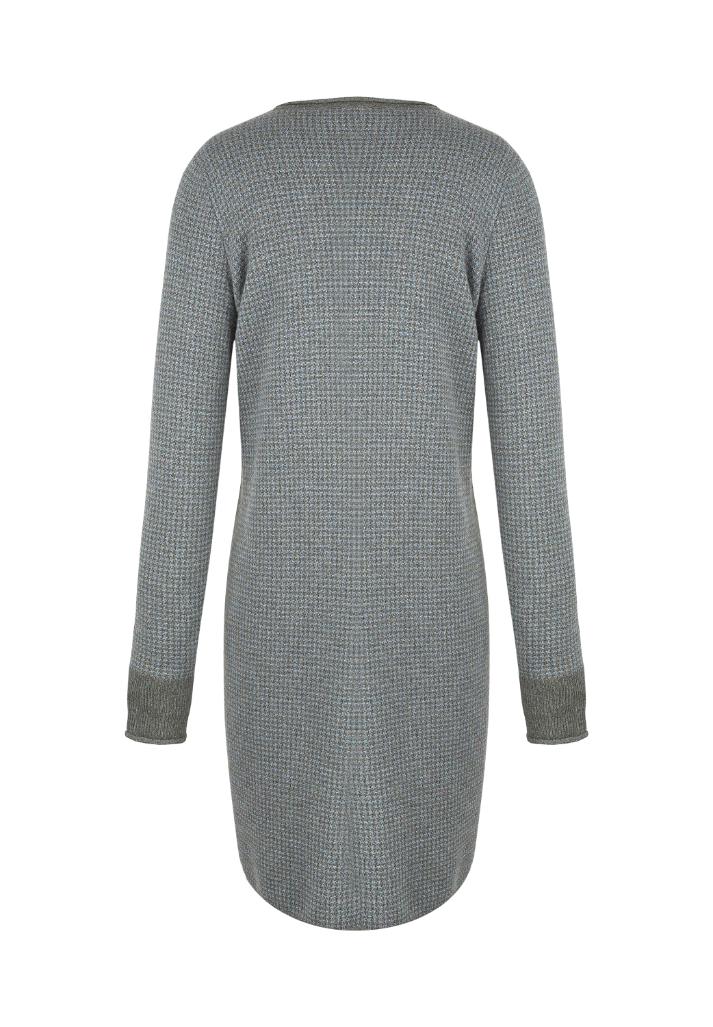 Серое кашемировое платье Loro Piana