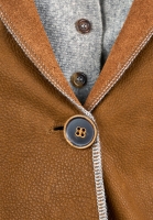 Кожаный жакет Brunello Cucinelli