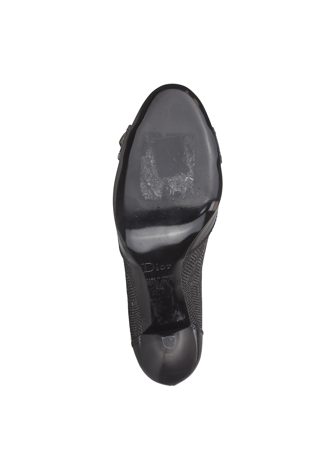 Черные туфли Christian Dior