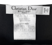 Чёрный топ Christian Dior с кружевом