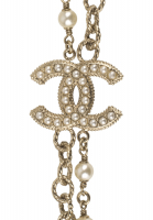 Жемчужное Колье Chanel с логотипами