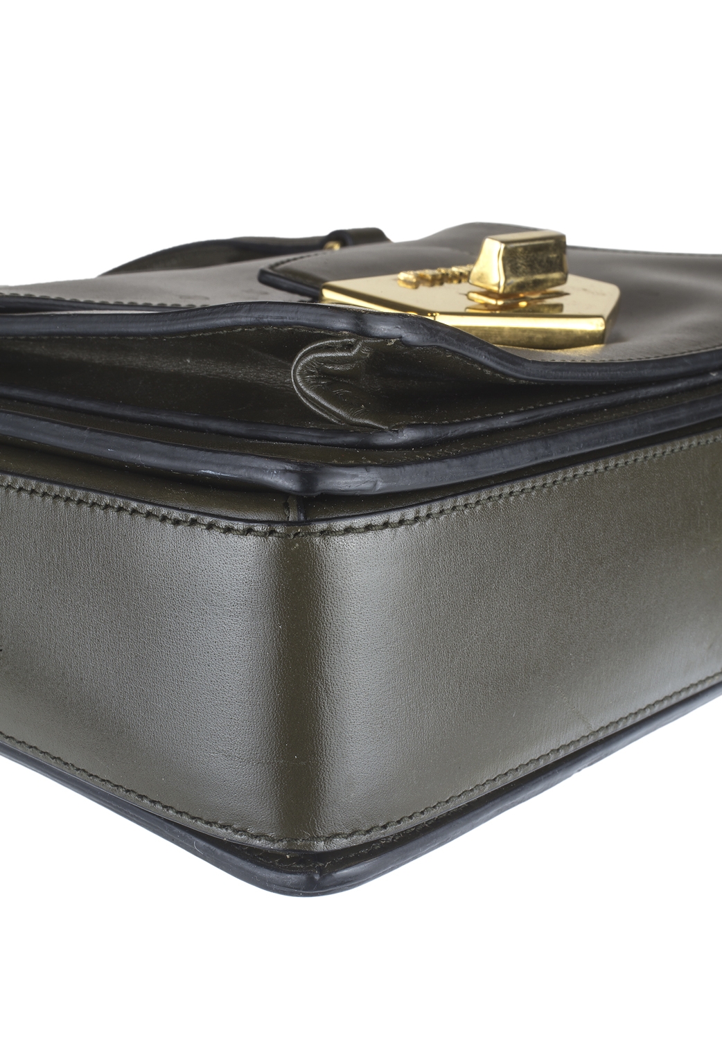 Темно-зеленая сумка Prada