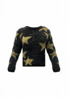 Свитер Saint Laurent с золотыми звёздами