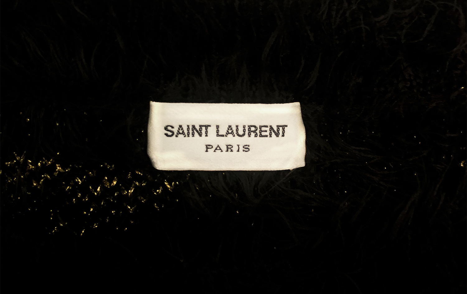 Свитер Saint Laurent с золотыми звёздами