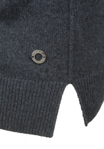 Серый кашемировый свитер Loro Piana