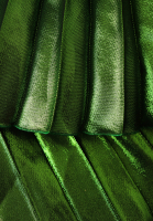 Зеленая плиссированная юбка Gucci