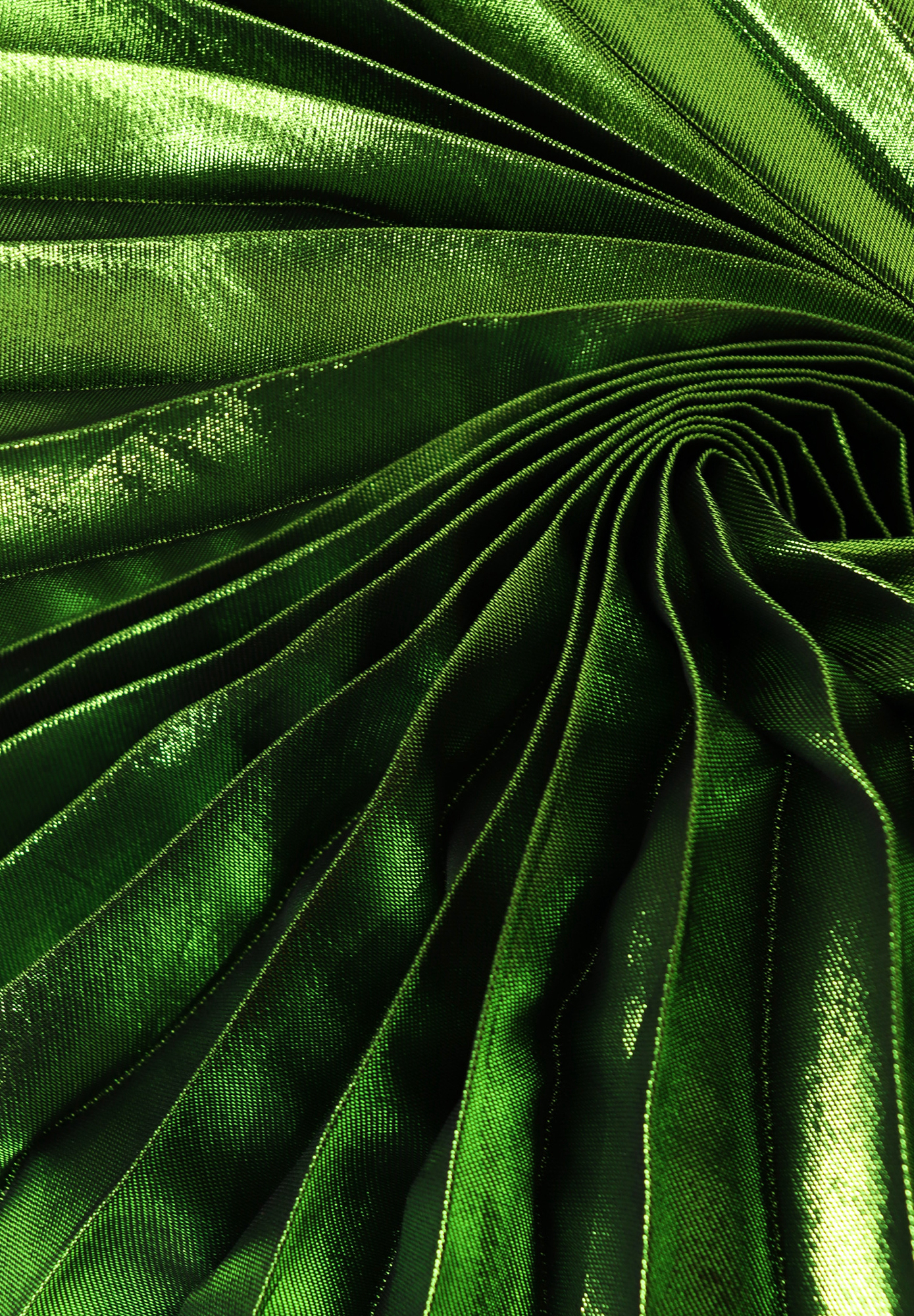 Зеленая плиссированная юбка Gucci