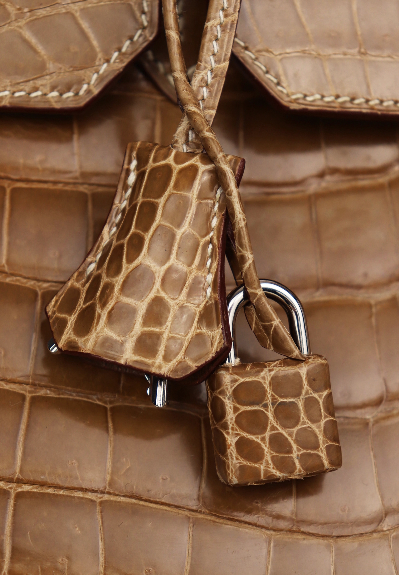 Сумка Hermès Birkin 40 Crocodile Porosus Lisse Ficelle