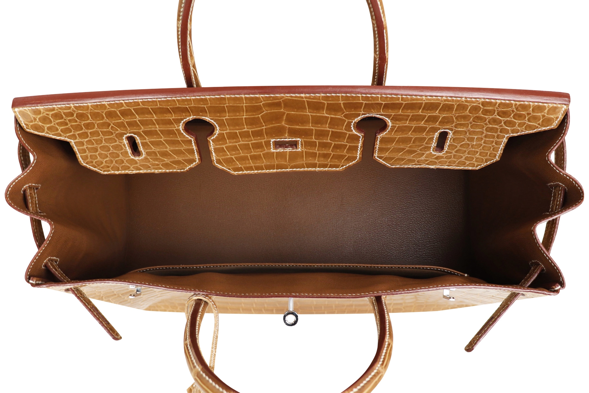 Сумка Hermès Birkin 40 Crocodile Porosus Lisse Ficelle