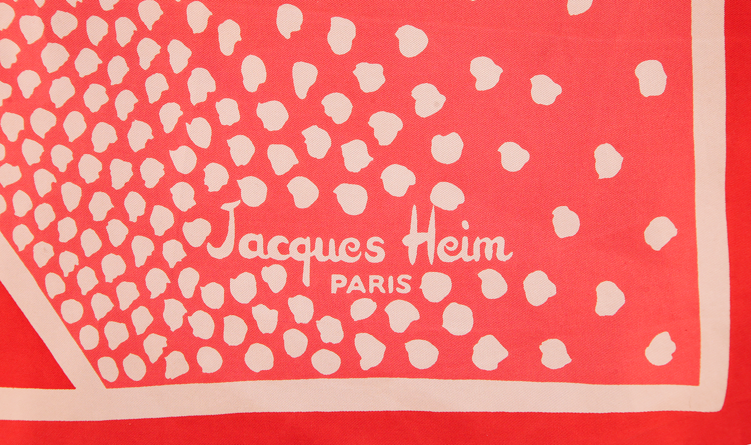 Розовый шелковый платок Jacques Heim