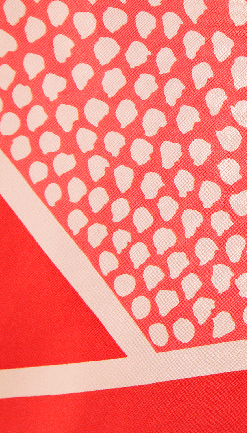 Розовый шелковый платок Jacques Heim