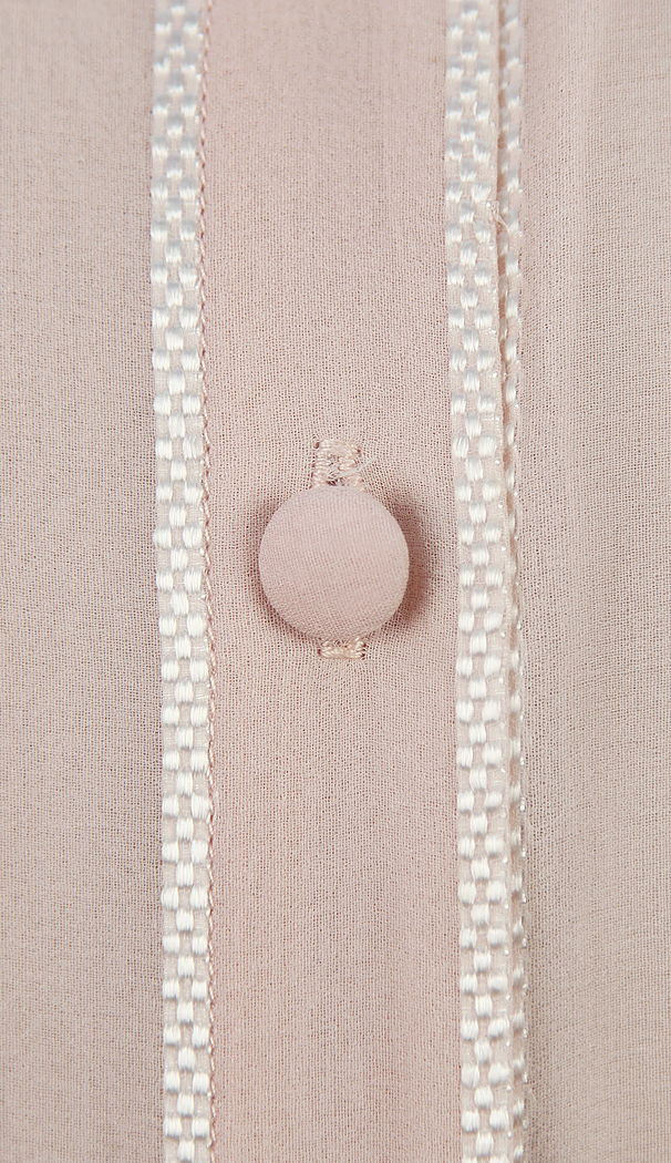 Бледно-розовое шифоновое платье Chanel