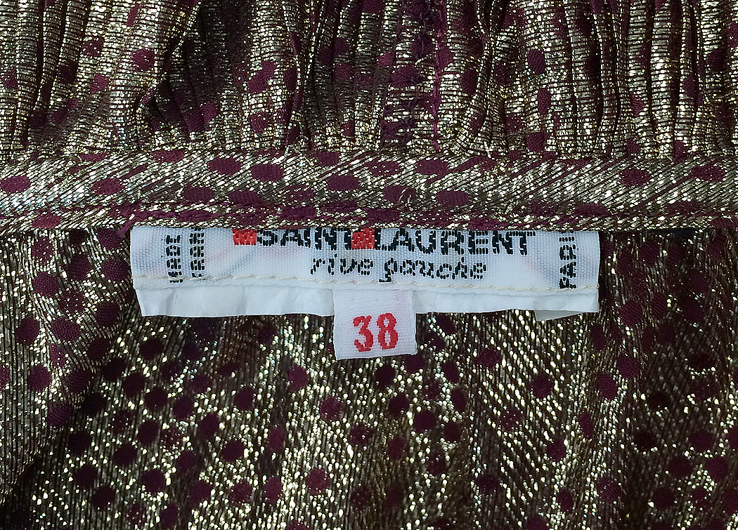 Парчовый комплект Yves Saint Laurent из русской коллекции