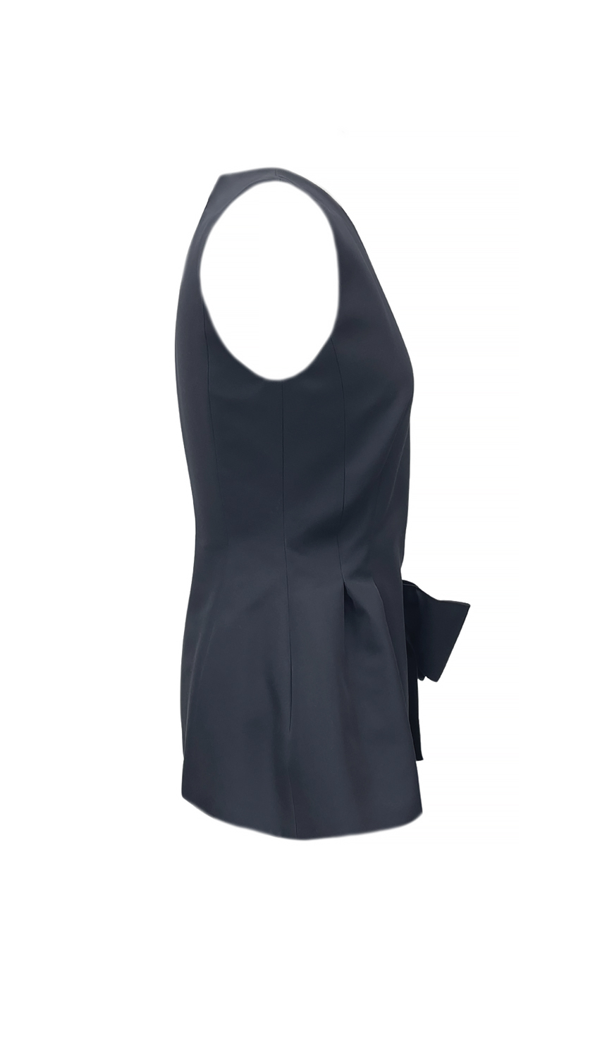 Топ Christian Dior с бантом