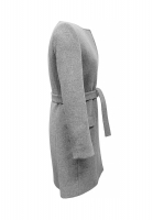 Серое пальто Yves Saint Laurent