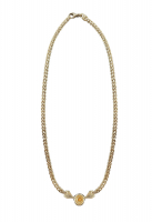 Винтажное колье с кристаллами