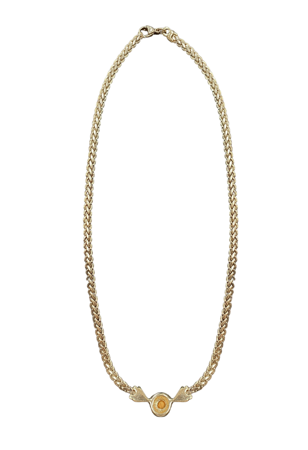 Винтажное колье с кристаллами