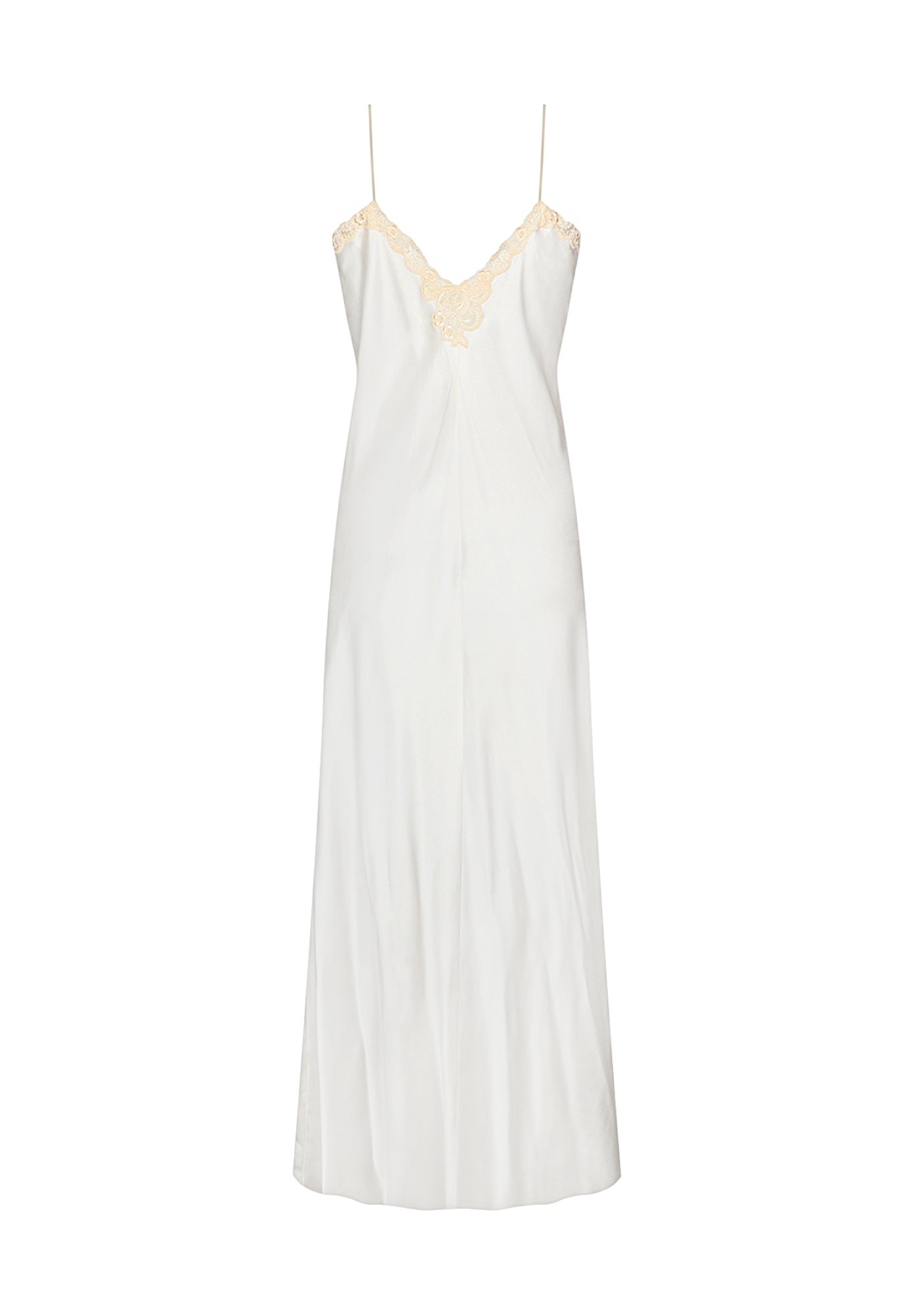 Шелковое платье La Perla с кружевом