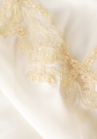 Шелковое платье La Perla с кружевом