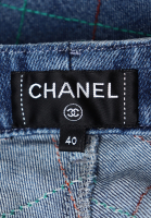 Стеганые джинсы Chanel