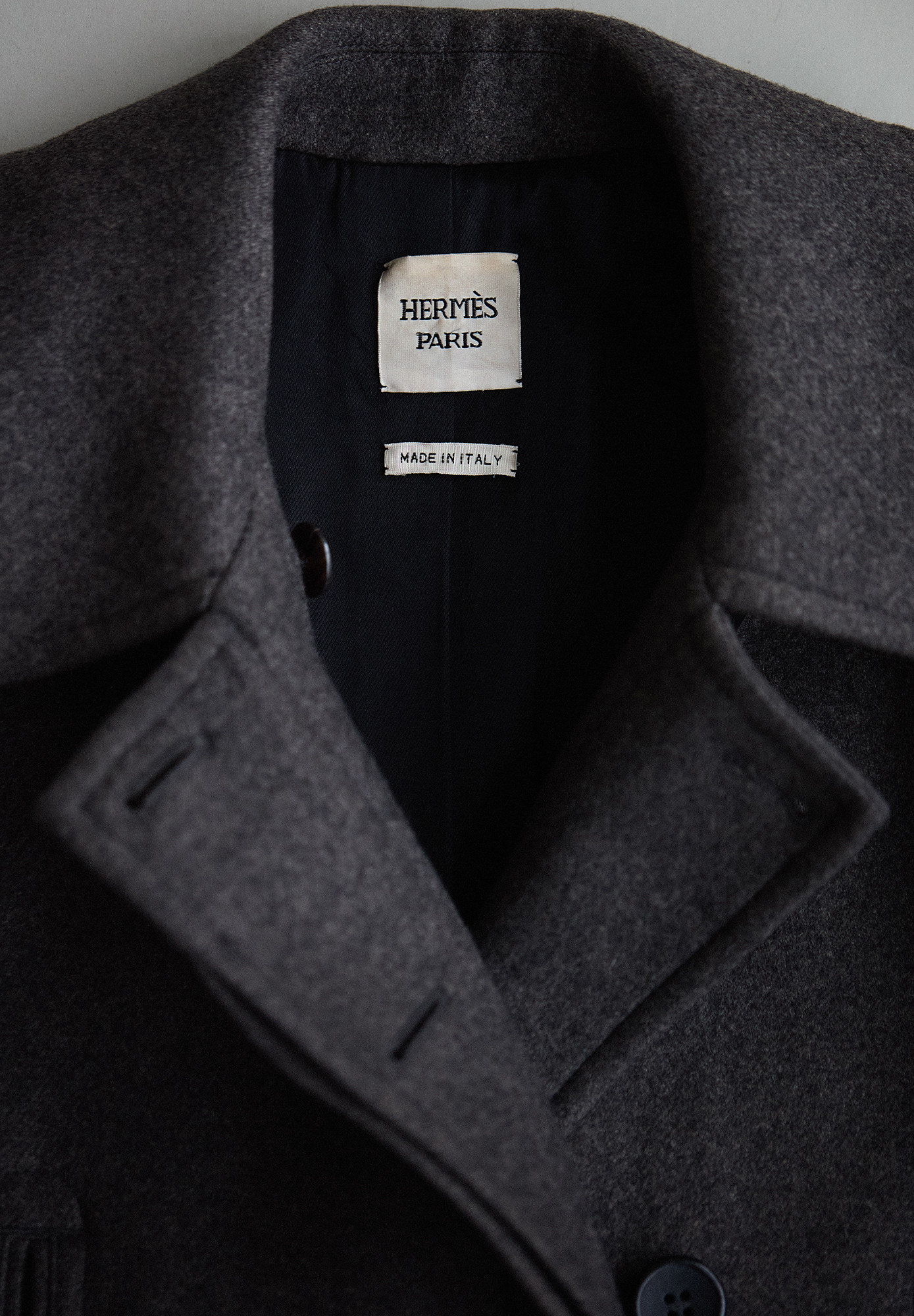 Кашемировое полупальто Hermès 