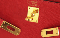 Cумка Hermès Kelly 25 Rouge Casaque в коже Epsom