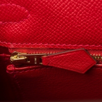 Cумка Hermès Kelly 25 Rouge Casaque в коже Epsom