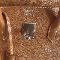 Коричневая сумка Hermès Birkin 35 Gold Togo