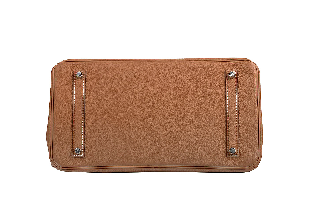 Коричневая сумка Hermès Birkin 35 Gold Togo