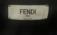 Черная бархатная юбка Fendi